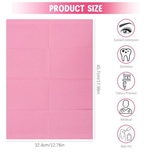 MAYCREATE® Disposable Nail Art Table Towels Mat Reusable Tissue Waterproof Tips Paper 12.7 x 17.9 Clean Pads Foldable Cushion for Salons 2 PCS MAYCREATE® Disposable Nail Art Table Towels Mat Reusable Tissue Waterproof Tips Paper 12.7 x 17.9 Clean Pads Foldable Cushion for Salons 2 PCS